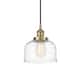 Option Antique Brass / Clear Deco Swirl