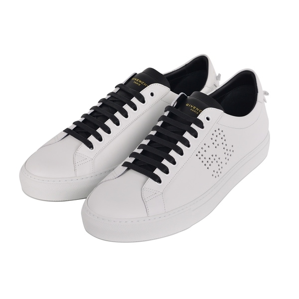 Givenchy Mens White Leather 1952 