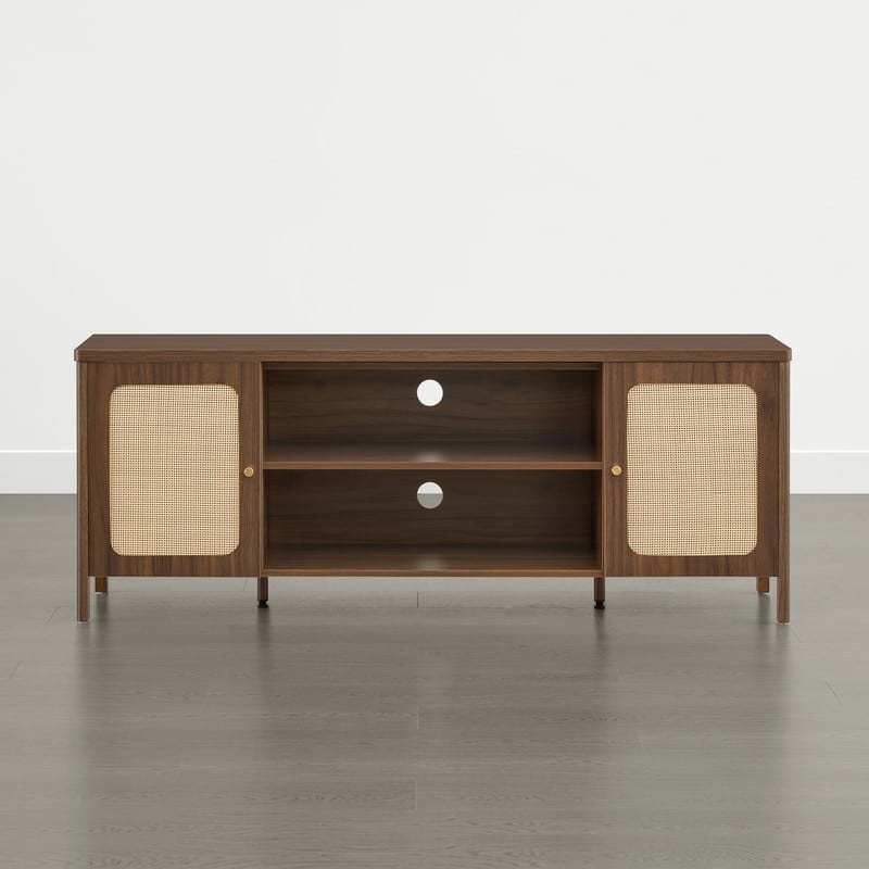 Spruce & Spring 62" Bohemian TV Stand Modern Media Console Entertainment Center