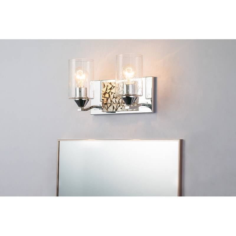 2 Light Bath/Vanity Light in Chrome