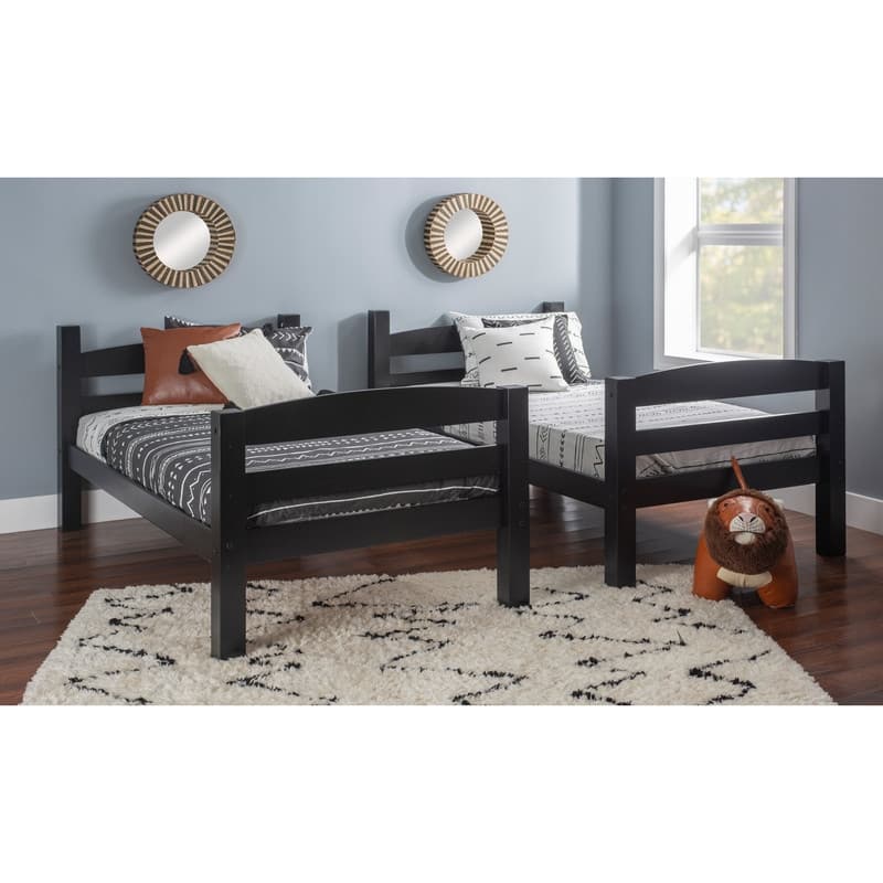 Levi Solid Wood Twin over Twin Bunk Bed