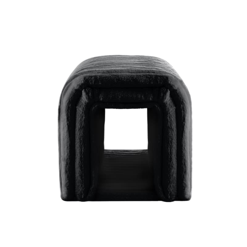 Ottoman bench storage foot rest for couch Pet Supplies Corduroy Bench Cat's nest to hide