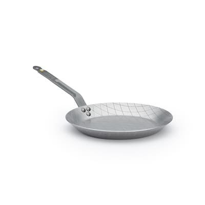 5616.28 Mineral B Round Carbon Steel Steak Fry Pan, Nonstick, 11 inches