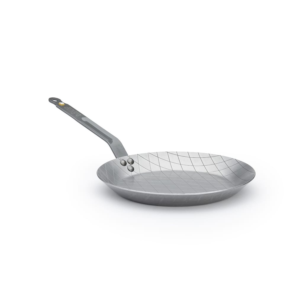 5616.28 Mineral B Round Carbon Steel Steak Fry Pan, Nonstick, 11 inches
