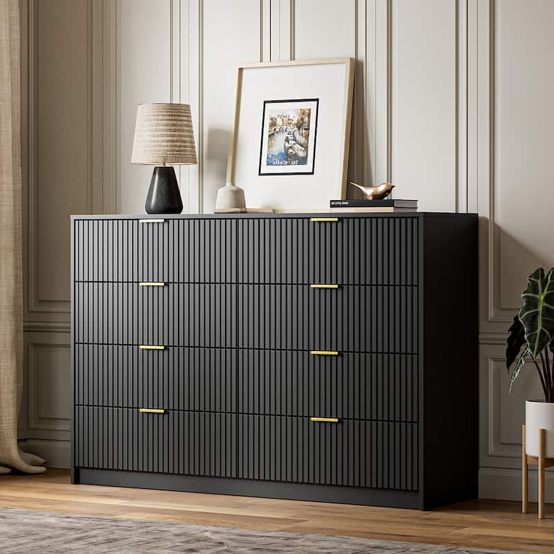 8-Drawer Double Dresser for Bedroom
