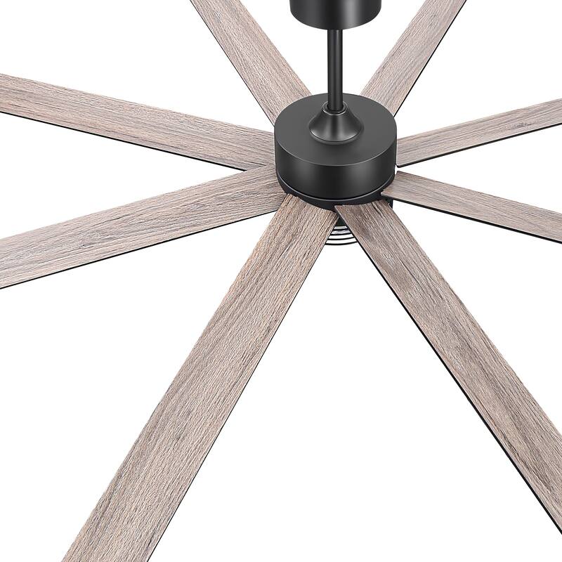 72/52-inch Reversible 8/5-Blade Dimmable LED Ceiling fan with Light and Remote