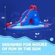 preview thumbnail 2 of 7, Sunny & Fun Deluxe Inflatable Water Slide Park - Large