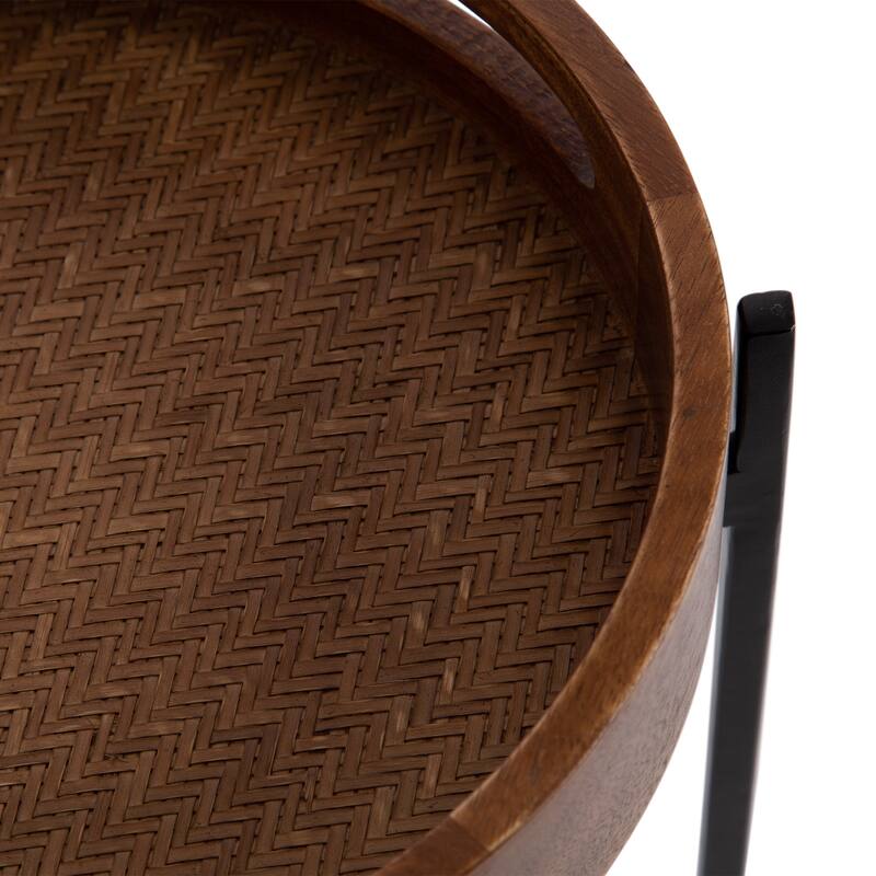 Kate and Laurel Smita Round Tray Table