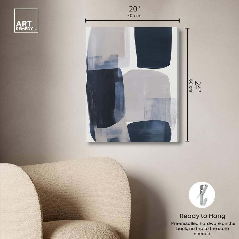 Oceanic Forms II Canvas by Art Remedy, Gallery Wrapped