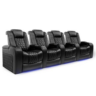 Valencia Tuscany Top Grain Nappa 11000 Leather Home Theater Seating ...