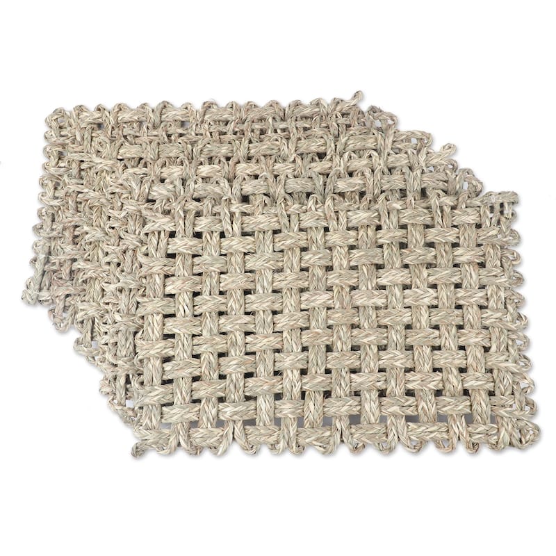 Novica Handmade Classic India Natural Fiber Placemats (Set Of 6)