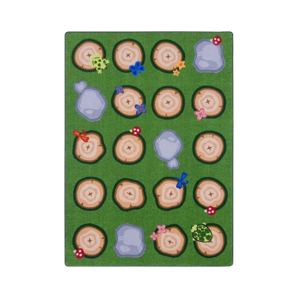 Multi - durable soft decorative rug for home, living room & bedroom - 7' x 7' Round