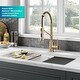 preview thumbnail 57 of 152, Kraus Bolden 2-Function 1-Handle Commercial Pulldown Kitchen Faucet