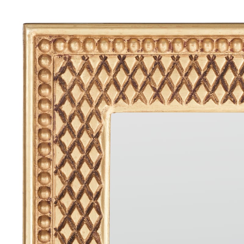 SAFAVIEH Yazmin 60-inch Rectangular Decorative Mirror - 30" W x 1" L x 60" H