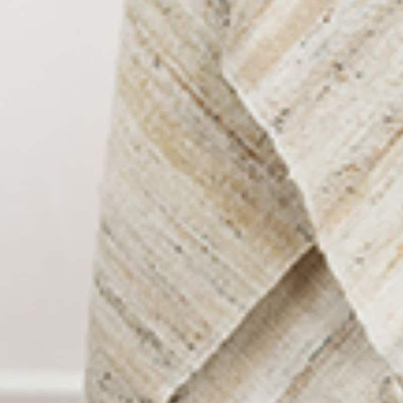 HomeRoots Beige Woven 100% Poly Pet Throw Blanket