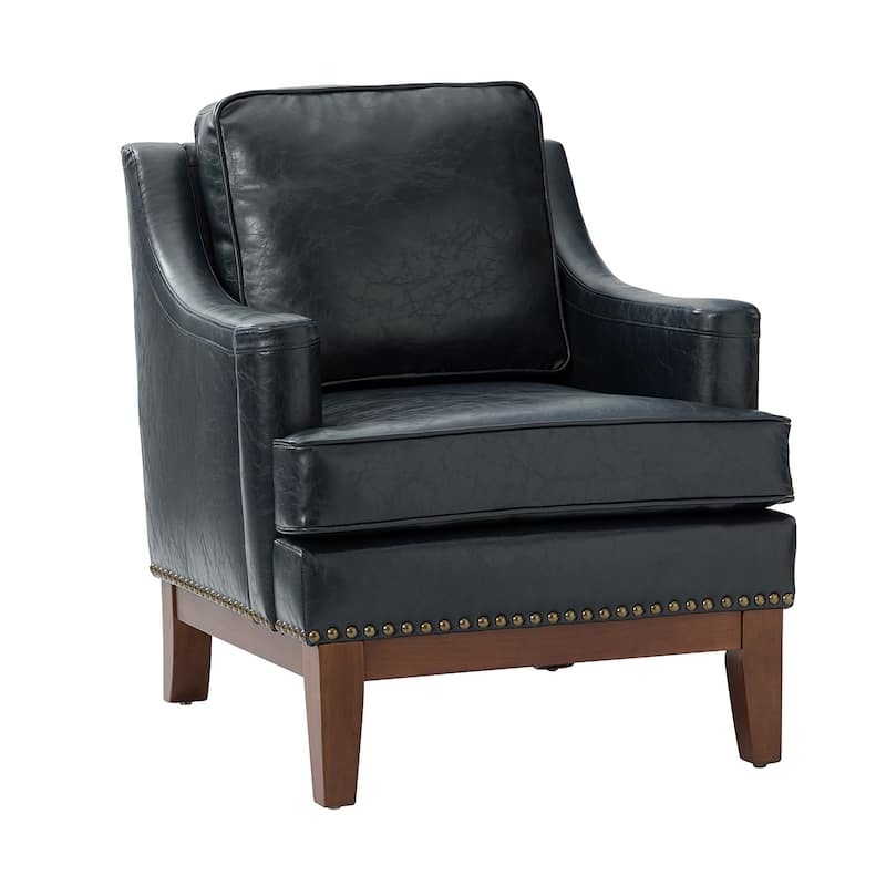 Etienne Comfy Living Room Armchair with Apron Design by HULALA HOME