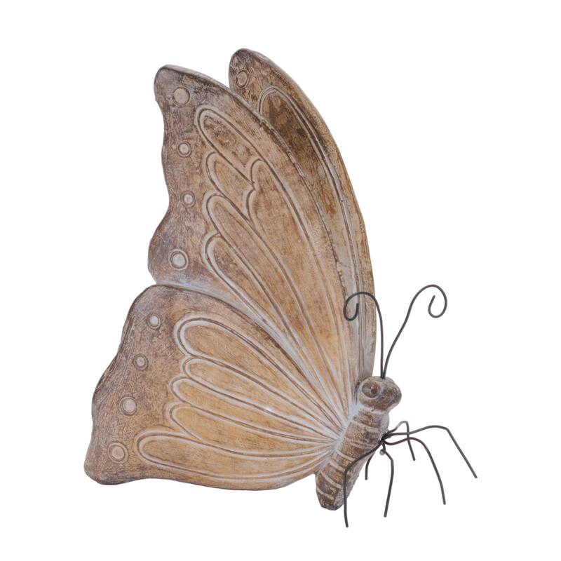 Etched Butterfly Shelf Sitter (Set of 4)