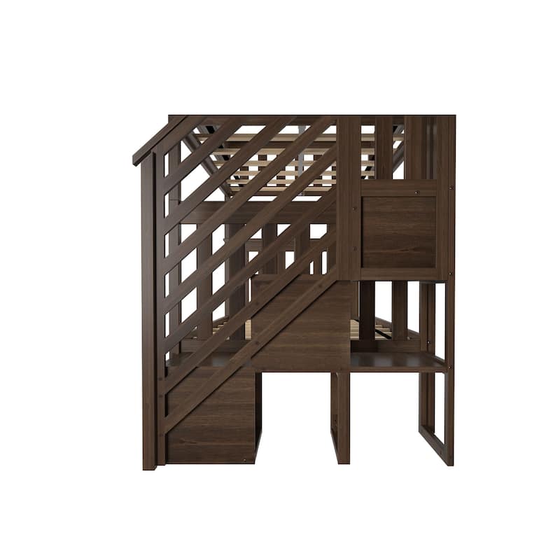 Max and Lily Twin over Twin Staircase Bunk