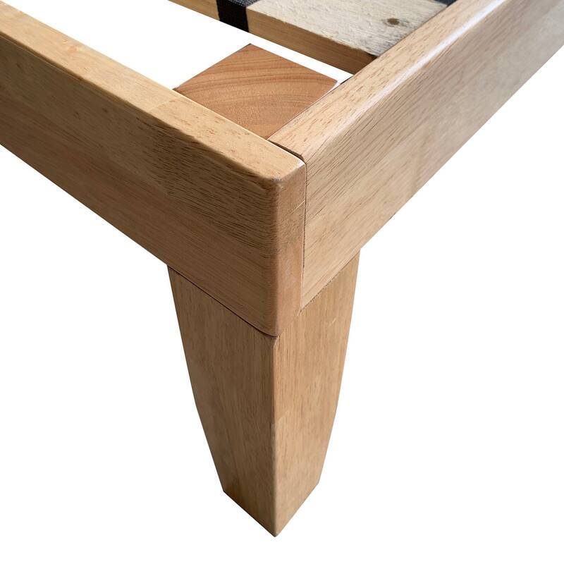 Gymax 14'' Twin Size Wooden Platform Bed Frame w/ Strong Slat Support