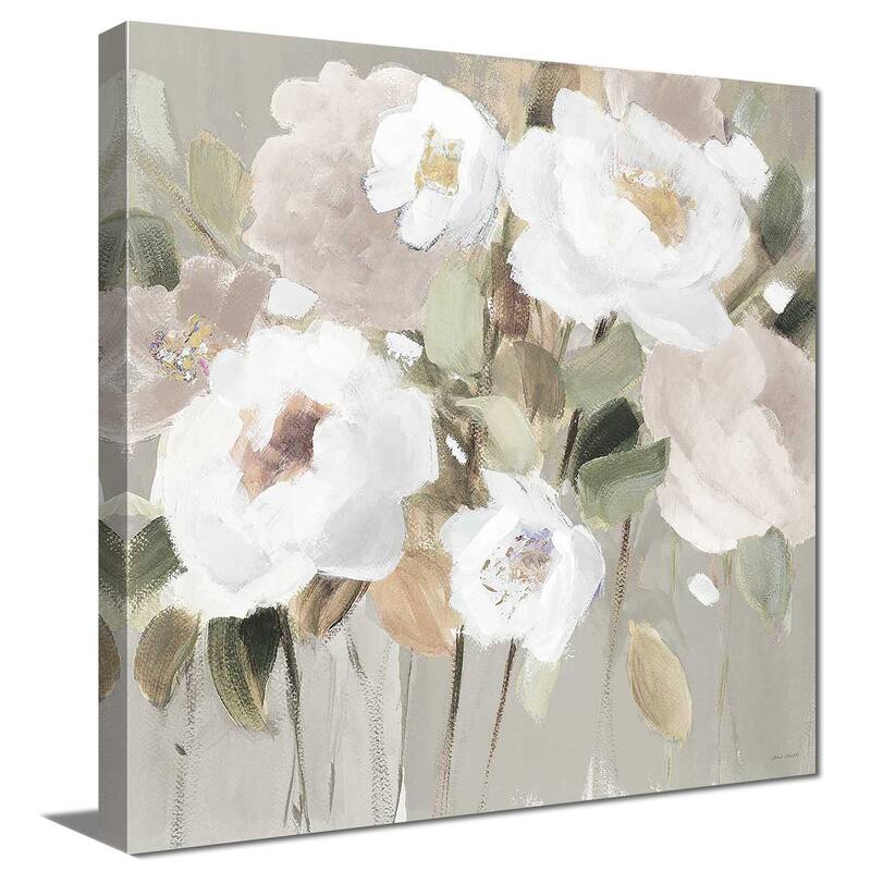 "Promise of Giverny Neutral II" by Lanie Loreth Print on Canvas