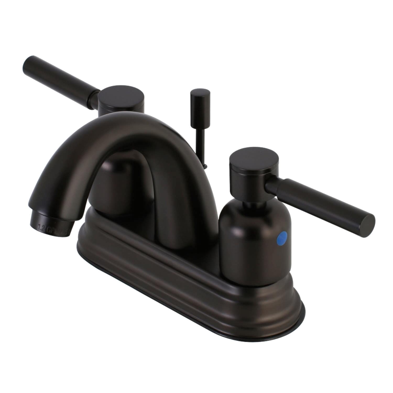 Kingston Brass Concord 1.2 GPM Centerset Bathroom Faucet with Metal
