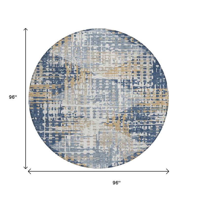 HomeRoots Geometric Transitional Rectangle Outdoor Rug