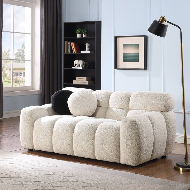 Modern ergonomic marshmallow sofa for living room