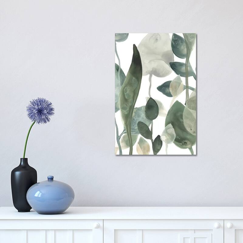 iCanvas "Water Leaves III" by June Erica Vess Canvas Print - 18x12x1.5