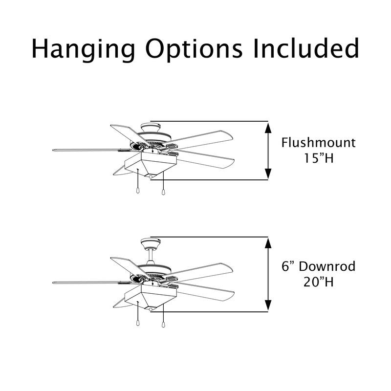 Reid River of Goods 5-blade 52-inch Indoor Tiffany-style Ceiling Fan with Shade and Remote Control