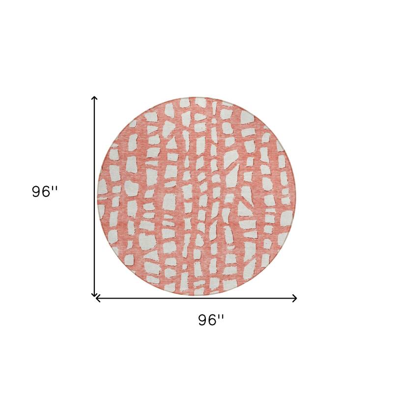 HomeRoots Abstract Transitional Rectangle Outdoor Rug