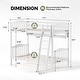 preview thumbnail 11 of 40, Twin Over Twin Solid Wood Bunk Bed for Kids and Adults, No Box Spring Required