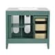 preview thumbnail 6 of 7, 36-Inch Modern Bathroom Vanity with 2 Soft Close Doors, Solid Wood Frame, and 3 Drawers for Storage