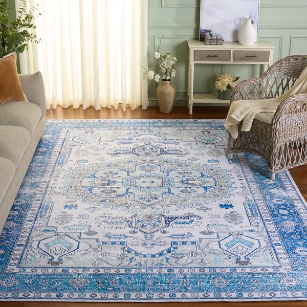 slide 2 of 36, SAFAVIEH Arizona Willianne Machine Washable Slip Resistant Vintage Oriental Rug
