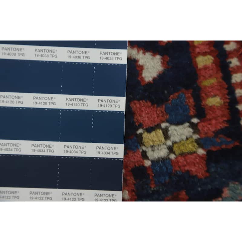 Hand Knotted Oriental 100% Wool Carpet Traditional Tribal Oranges & Rust Gharajeh Area Rug - 4' 5'' X 3' 5''