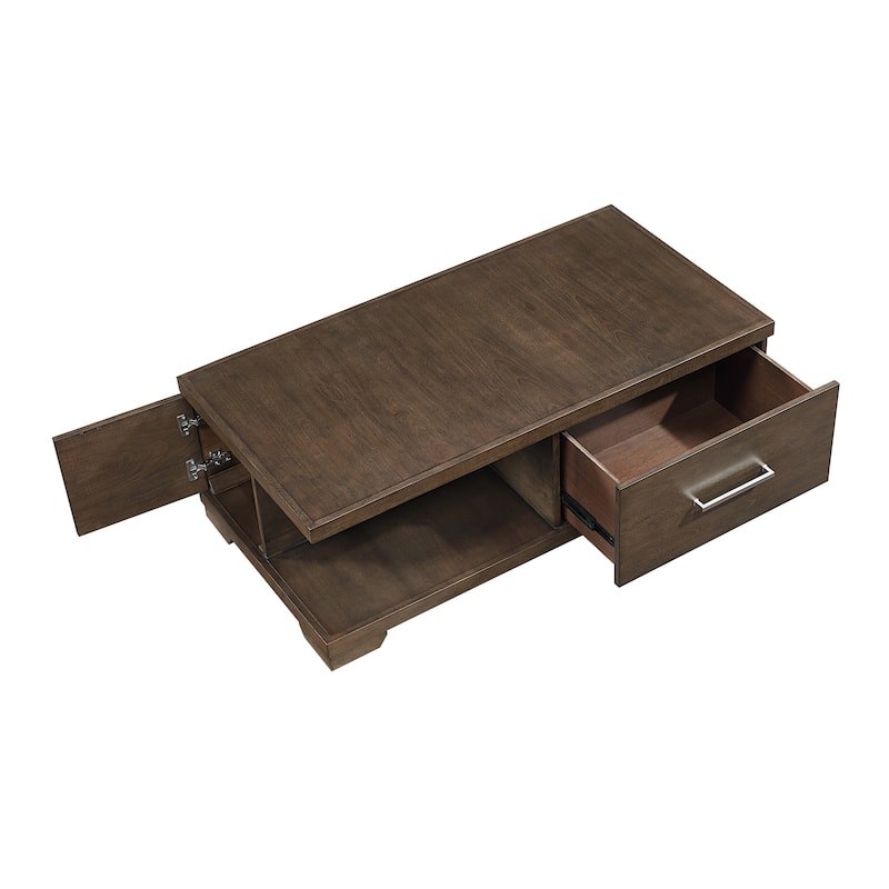 Sinclair Rectangular Wood Cocktail Table