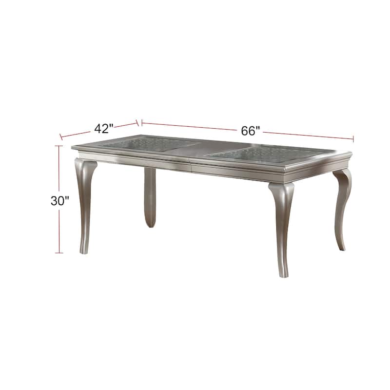 Dining Table in Antique Silver