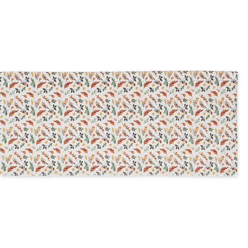 Gather Fall Squash Reversible Table Runner 14X72