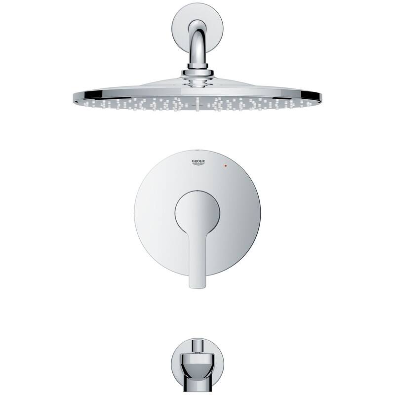 Grohe 10 252 4 Lineare Tub and Shower Trim Package with 1.75 GPM