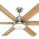 preview thumbnail 34 of 40, Hunter 60" Warrant Ceiling Fan with LED Light, Wall Control - Windmill - Farmhouse, Industrial, Contemporary - ENERGY STAR
