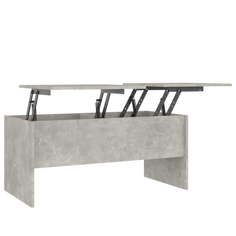 vidaXL Coffee Table Lift Top End Table Accent Side Sofa Table Engineered Wood - 40.2" x 19.9" x 18.3"