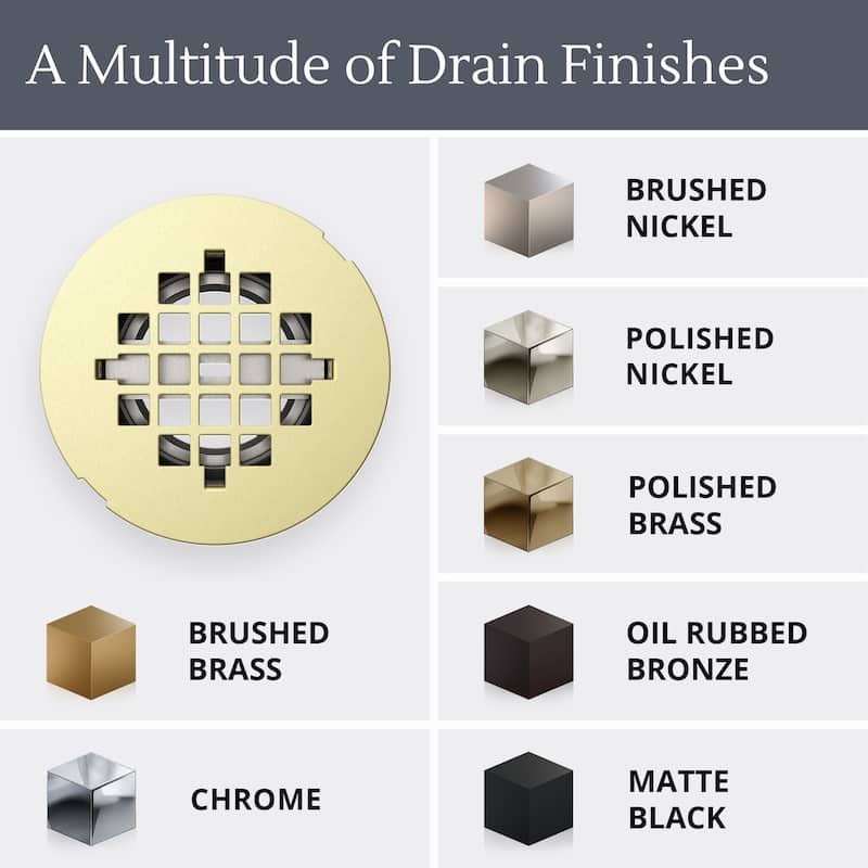 DreamLine DN09X02R SlimLine 2" Round Shower Drain