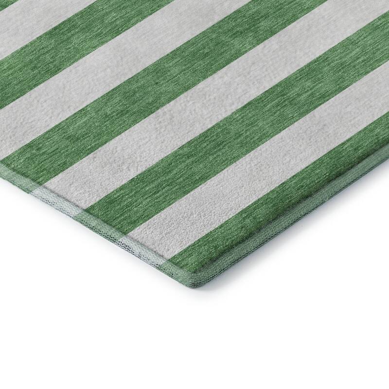 Premium Washable Super Soft Cabana Stripe Mayfield Rug