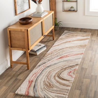 Artistic Weavers Communite Modern Wool/Viscose Hand-Tufted Area Rug