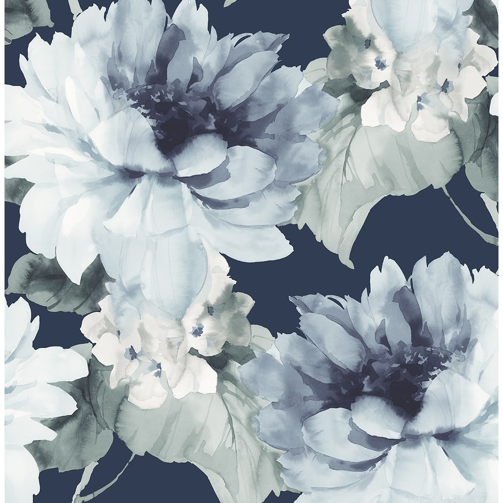 Harry & Grace Watercolor Floral Peel and Stick Wallpaper