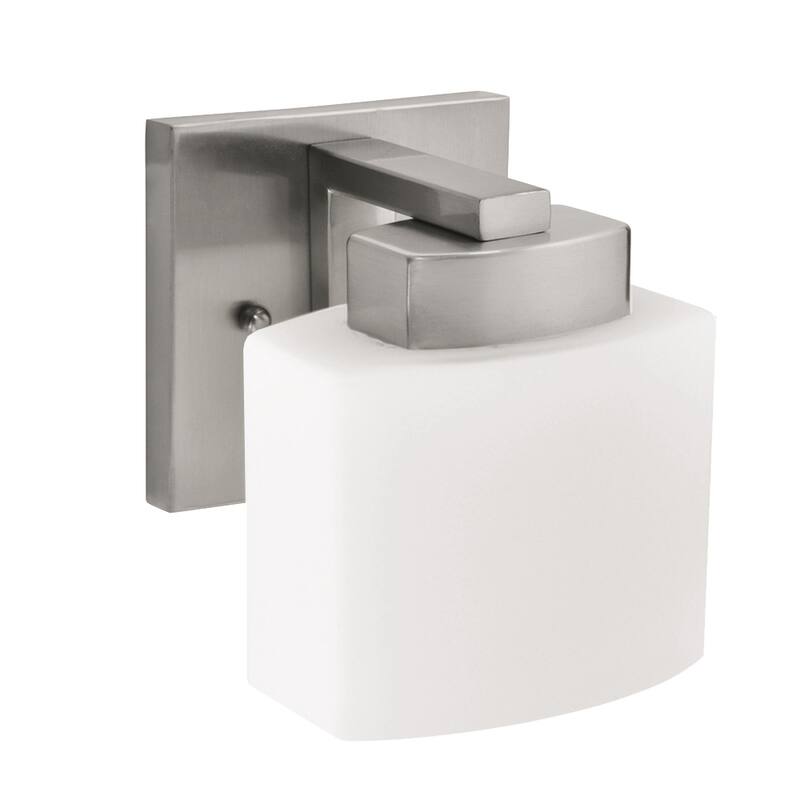 Dove Creek Satin Nickel Dimmable Wall Light Sconce - Satin Nickel