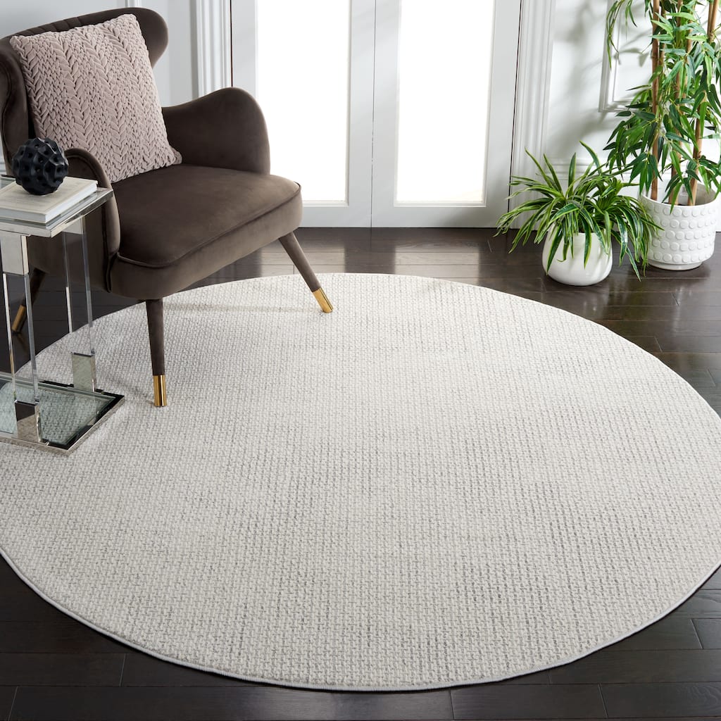 SAFAVIEH Whisper Jiang Contemporary Fringe Rug