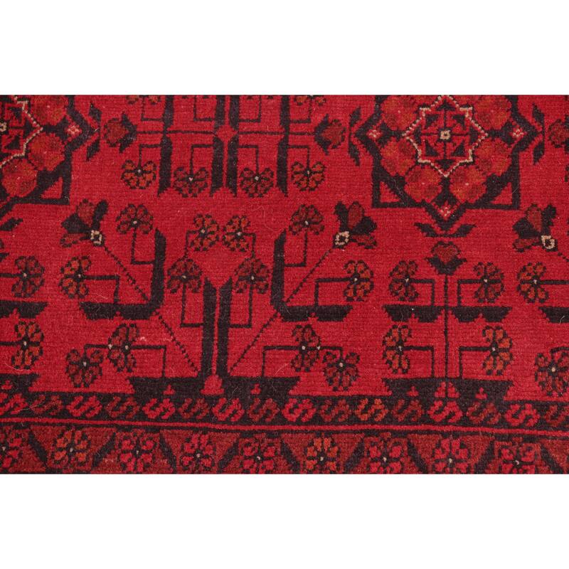Southwestern Biljik Khal Mohammadi Blaire Red/Black Rug - 4'11'' x 6'4''