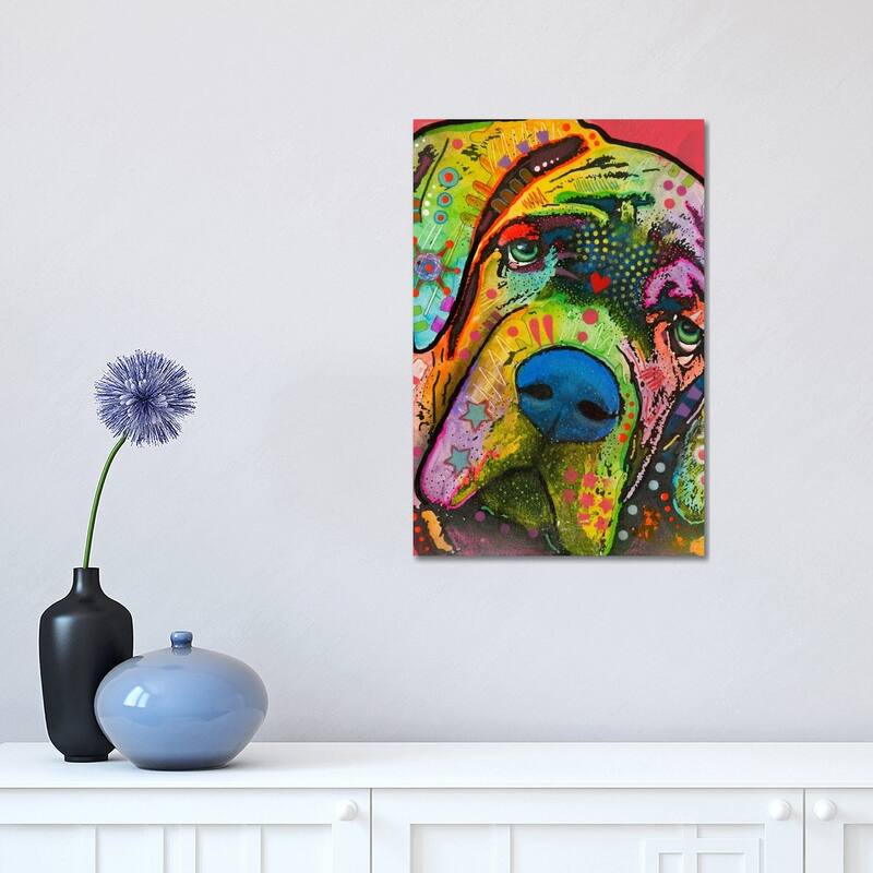 iCanvas "Mastiff" by Dean Russo Canvas Print - 18x12x1.5