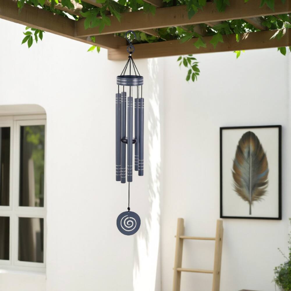 Sunset Vista Design 41" Heavy Tone Wind Chime, Red