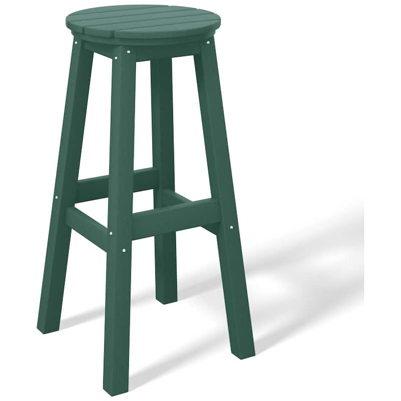 Laguna Hdpe All Weather Outdoor Patio 29" Round Bar Stool